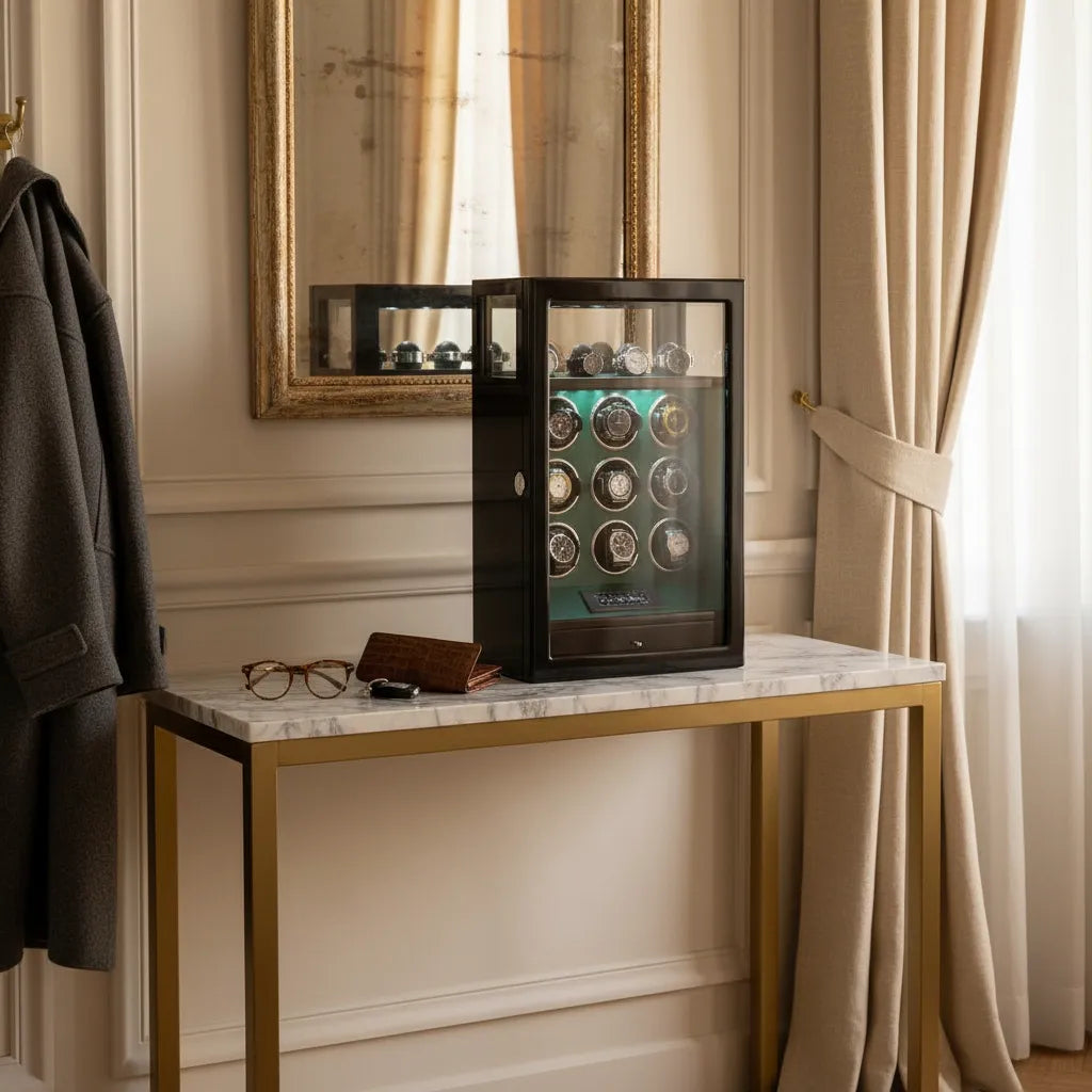 Remontoir Automatique « Émeraude Nocturne » – 9 Montres