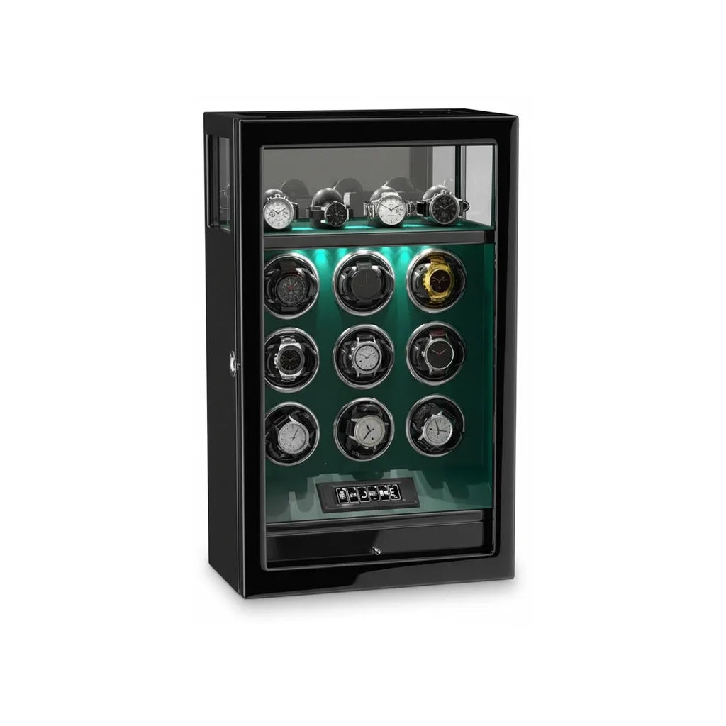 Remontoir Automatique « Émeraude Nocturne » – 9 Montres