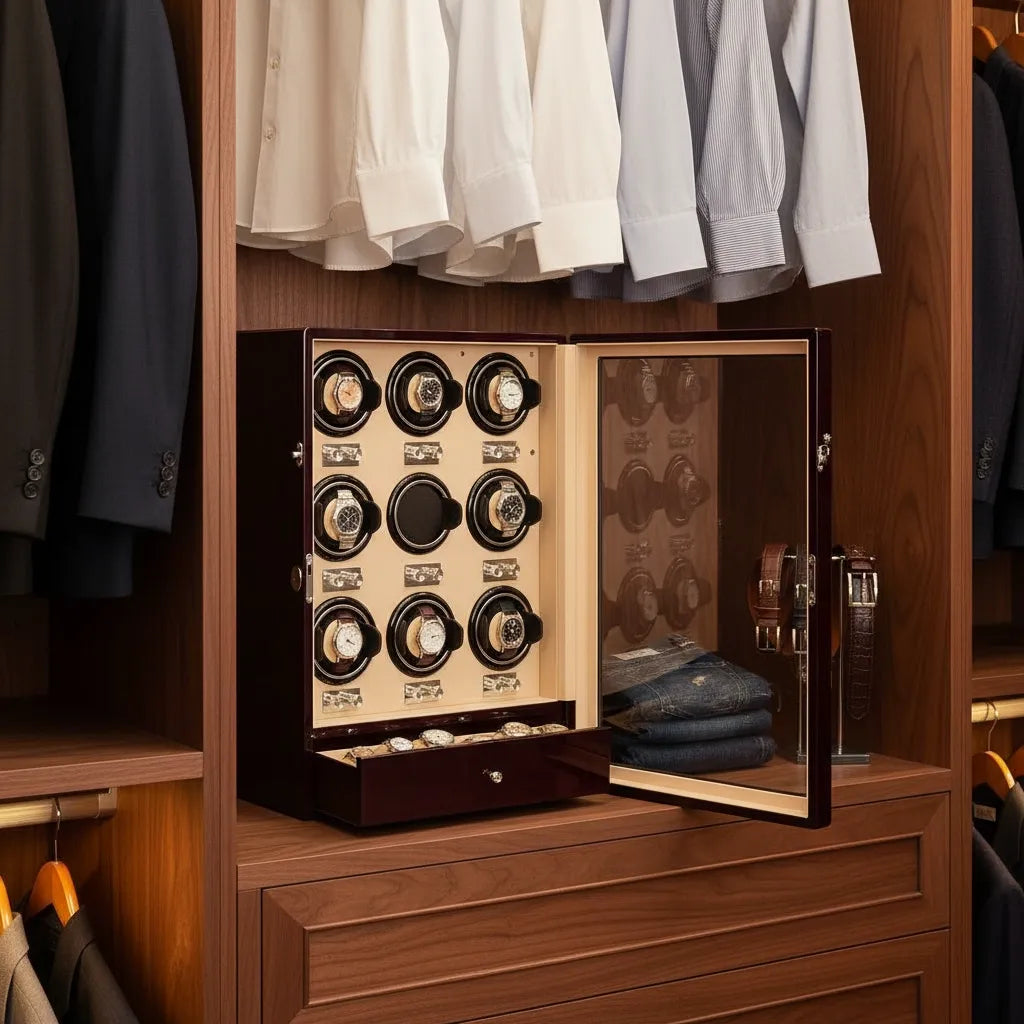 Remontoir Automatique « Forêtis » – 9 Montres