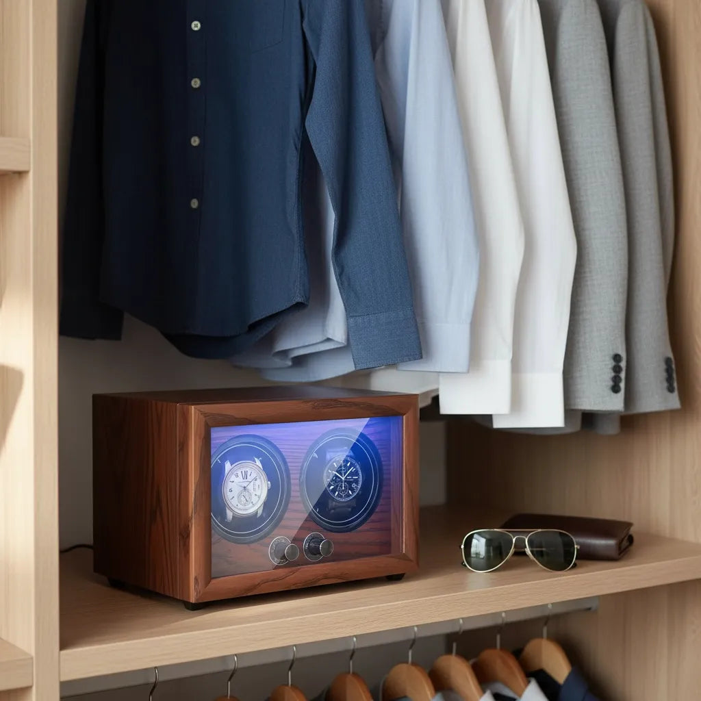 Remontoir Automatique « Juglone » – 2 Montres