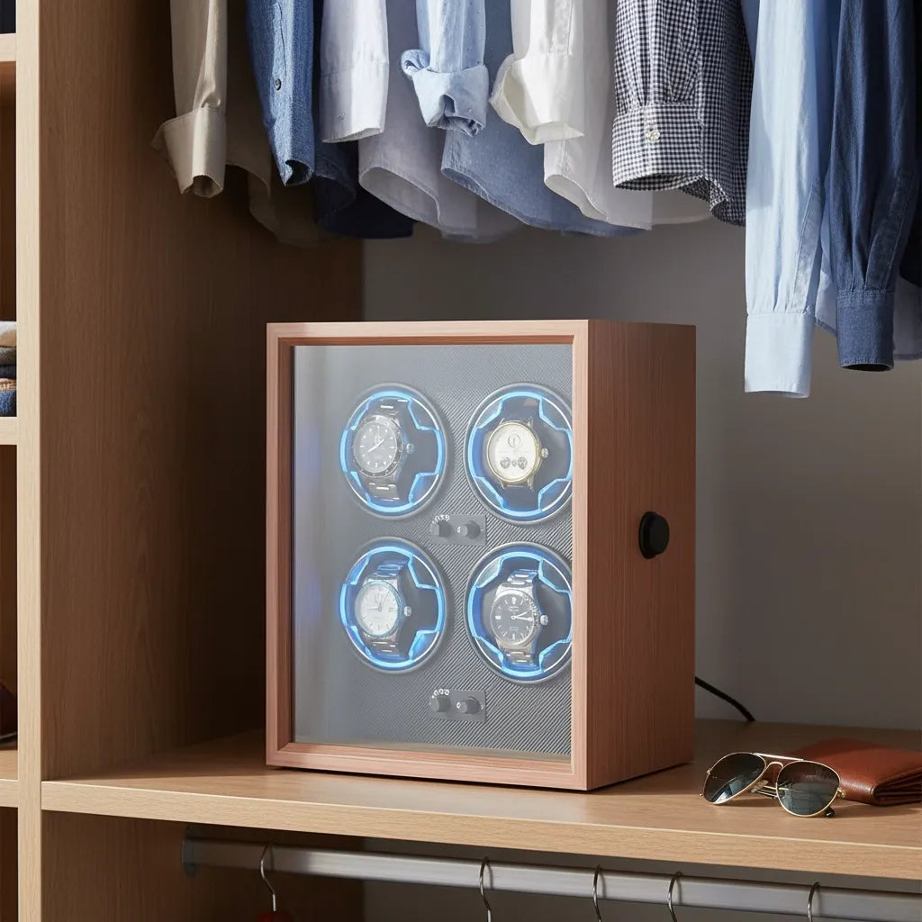 Remontoir Automatique « Lignage » – 4 Montres