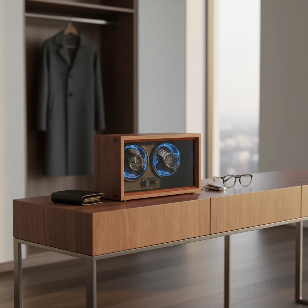 Remontoir Automatique « Lignum » – 4 Montres