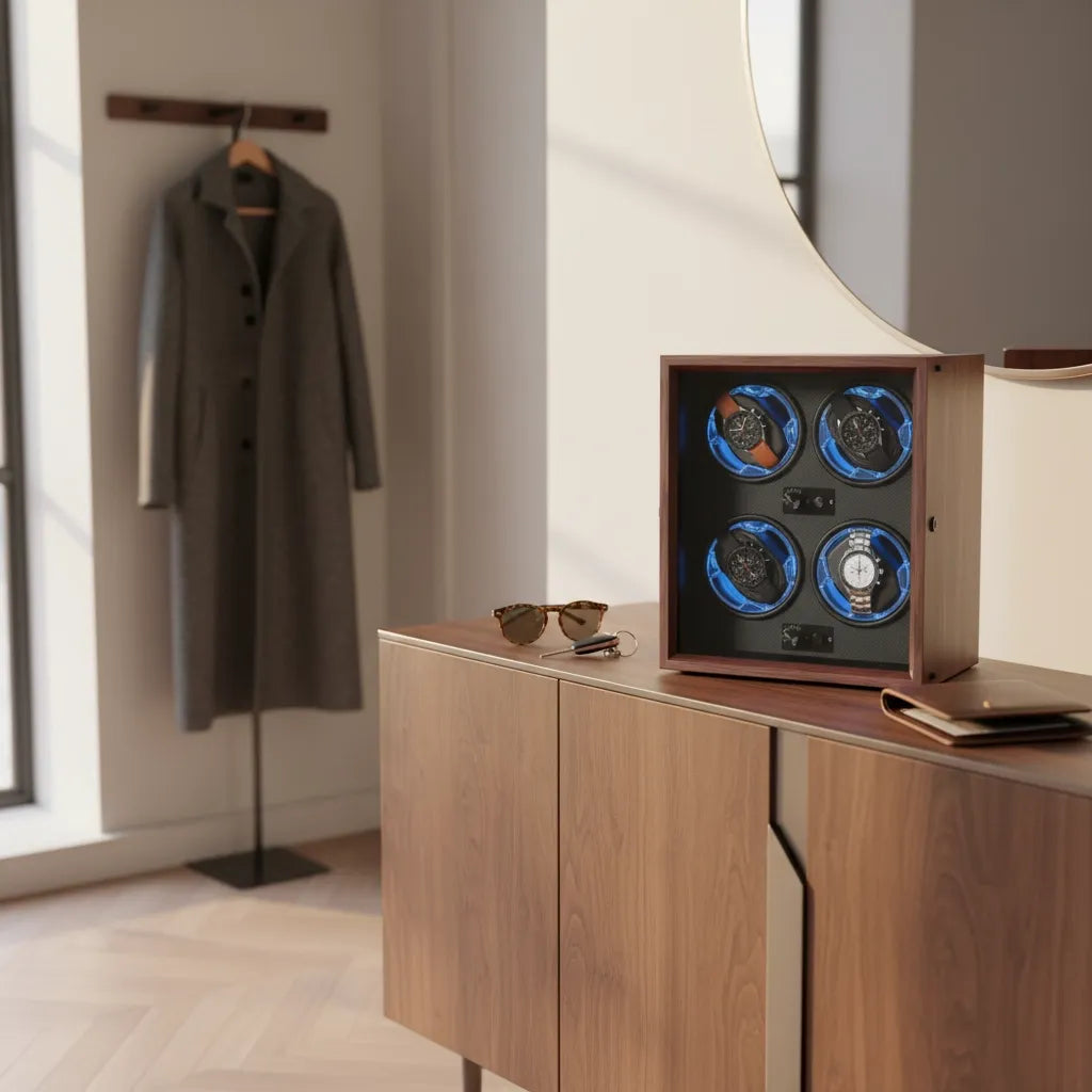 Remontoir Automatique « Lignum » – 4 Montres