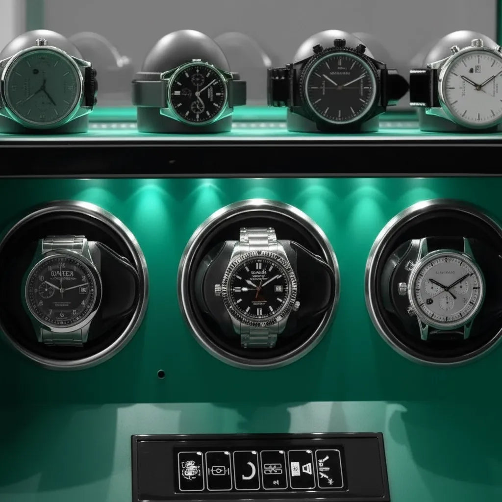 Remontoir Automatique « Malachite » – 3 Montres
