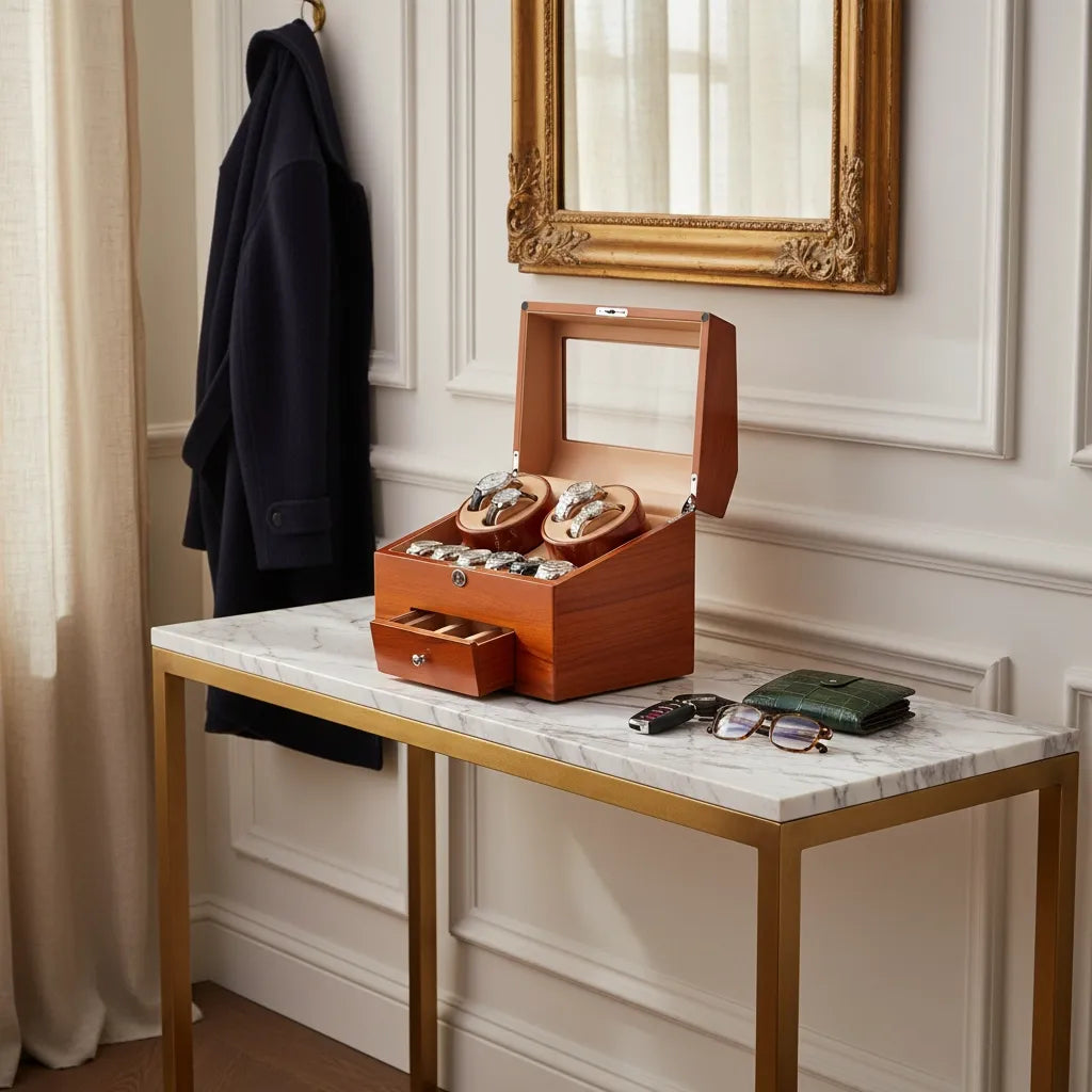 Remontoir Automatique « Merisier » – 13 Montres