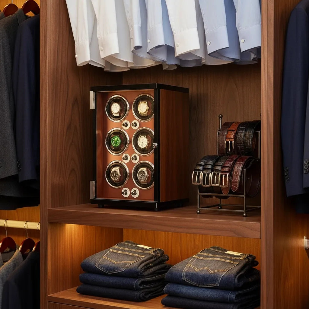 Remontoir Automatique « Nervure » – 6 Montres