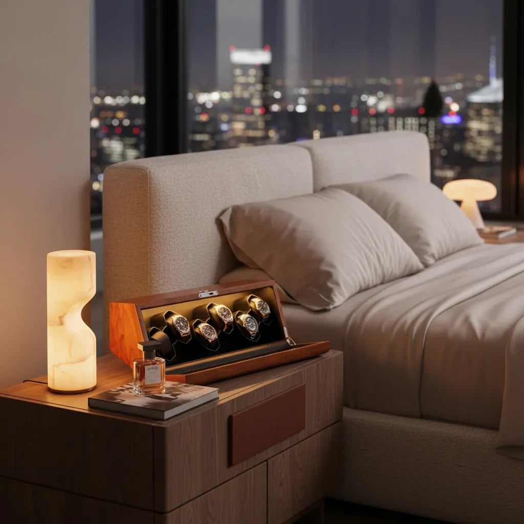 Remontoir Automatique « Noyerbrun » – 6 Montres