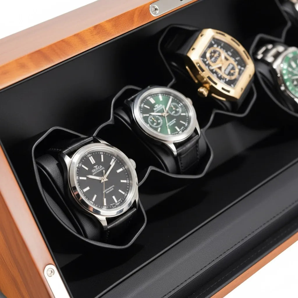 Remontoir Automatique « Noyerbrun » – 6 Montres