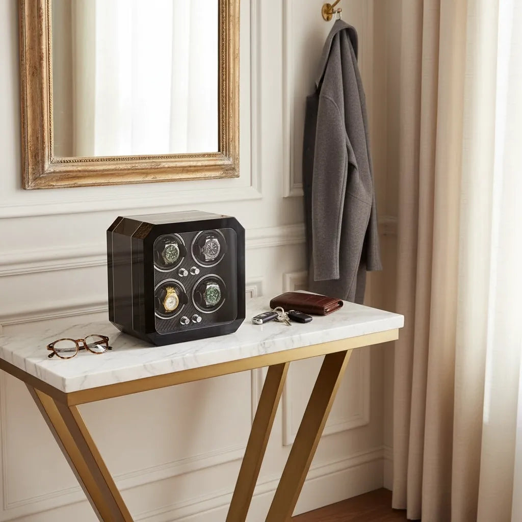 Remontoir Automatique « Nuitfibre » – 4 Montres