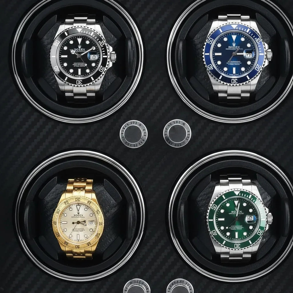 Remontoir Automatique « Nuitfibre » – 4 Montres