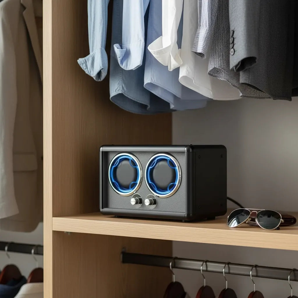 Remontoir Automatique « Nuitforge » – 2 Montres