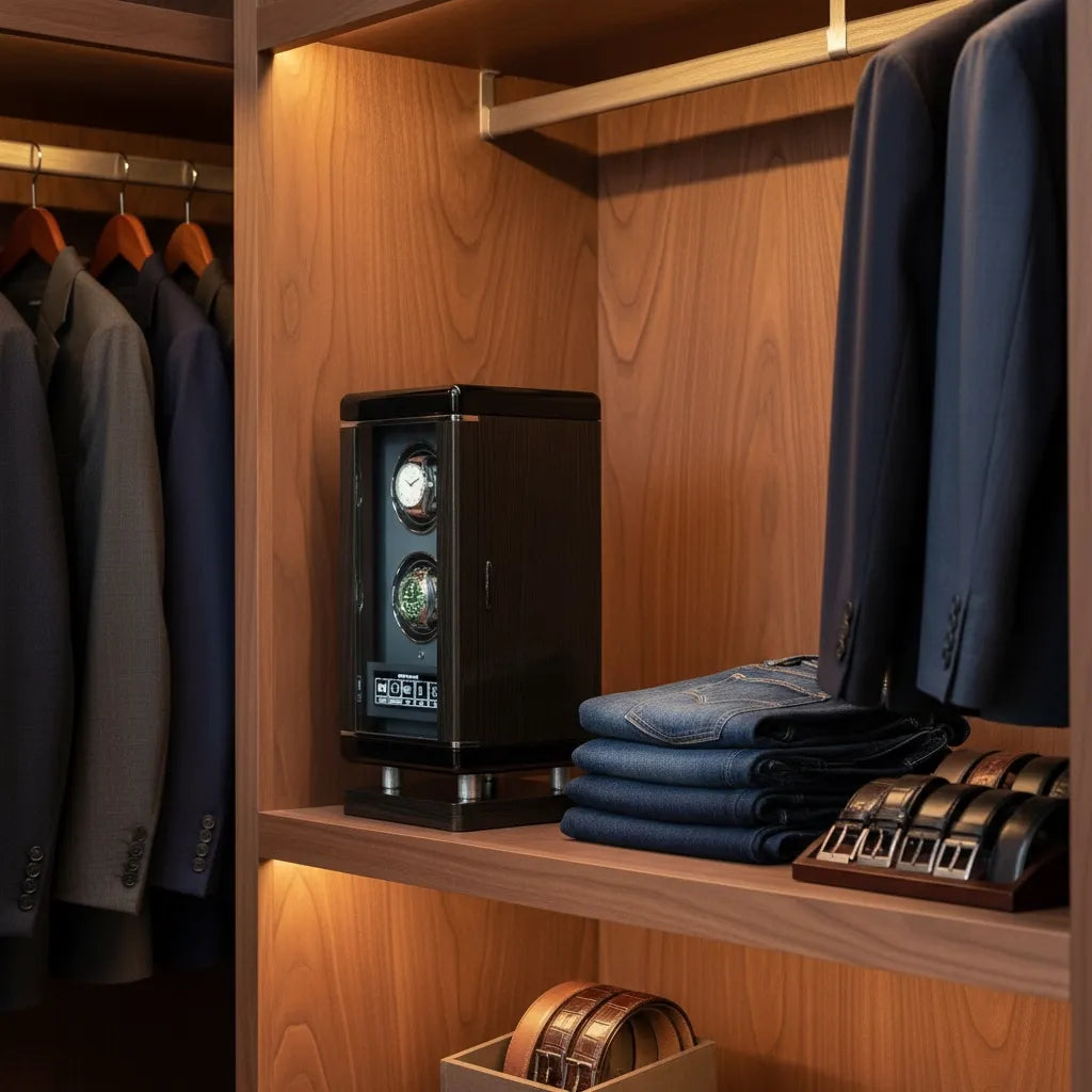 Remontoir Automatique « Nuitverre » – 2 Montres