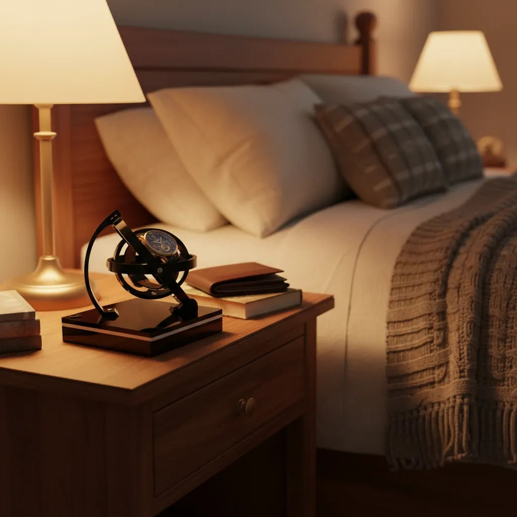 Remontoir Automatique « Obsidienne » – 12 Montres