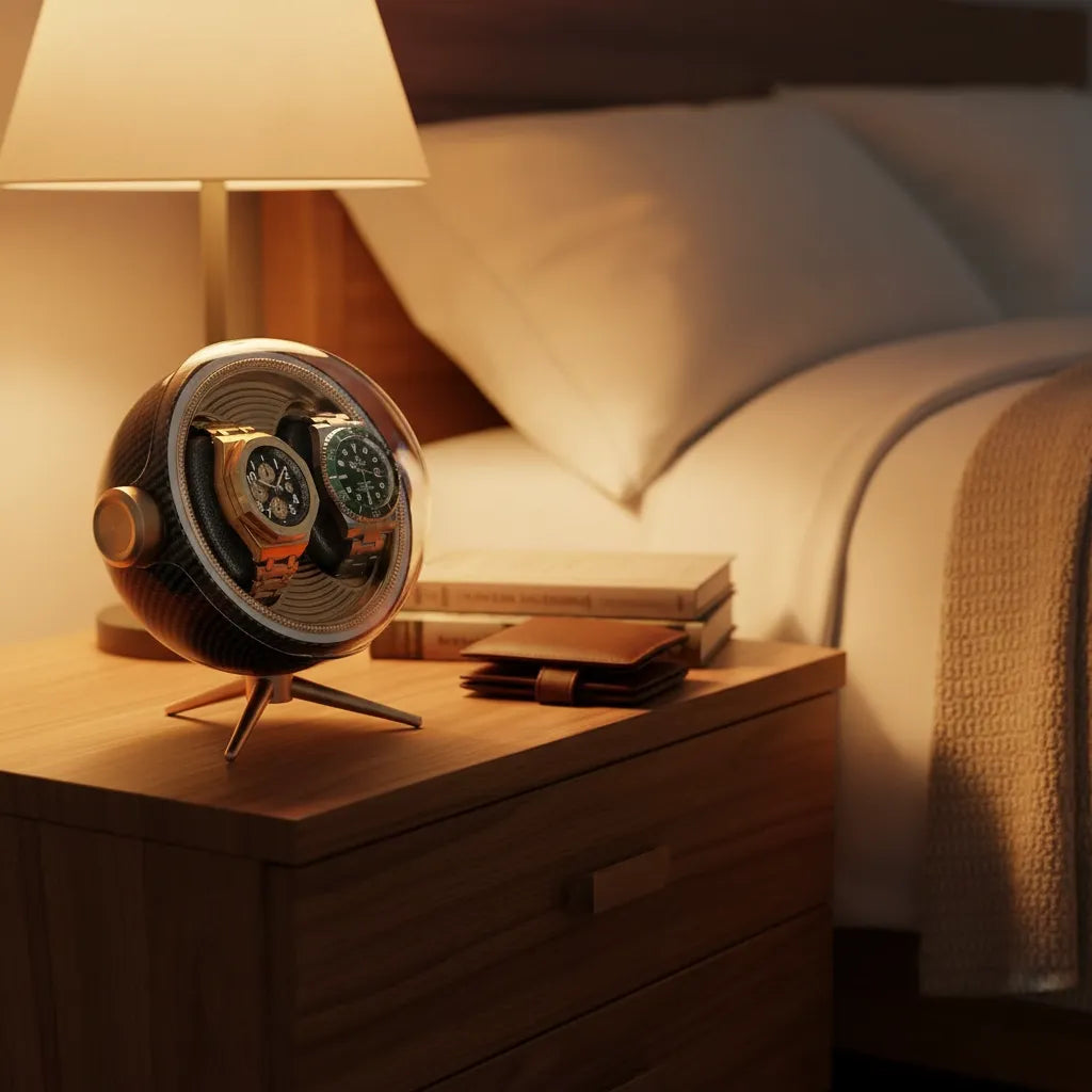 Remontoir Automatique « Orbitale » – 2 Montres