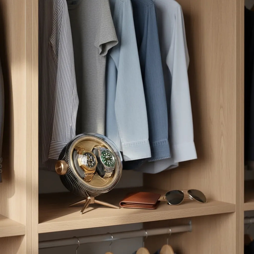 Remontoir Automatique « Orbitale » – 2 Montres