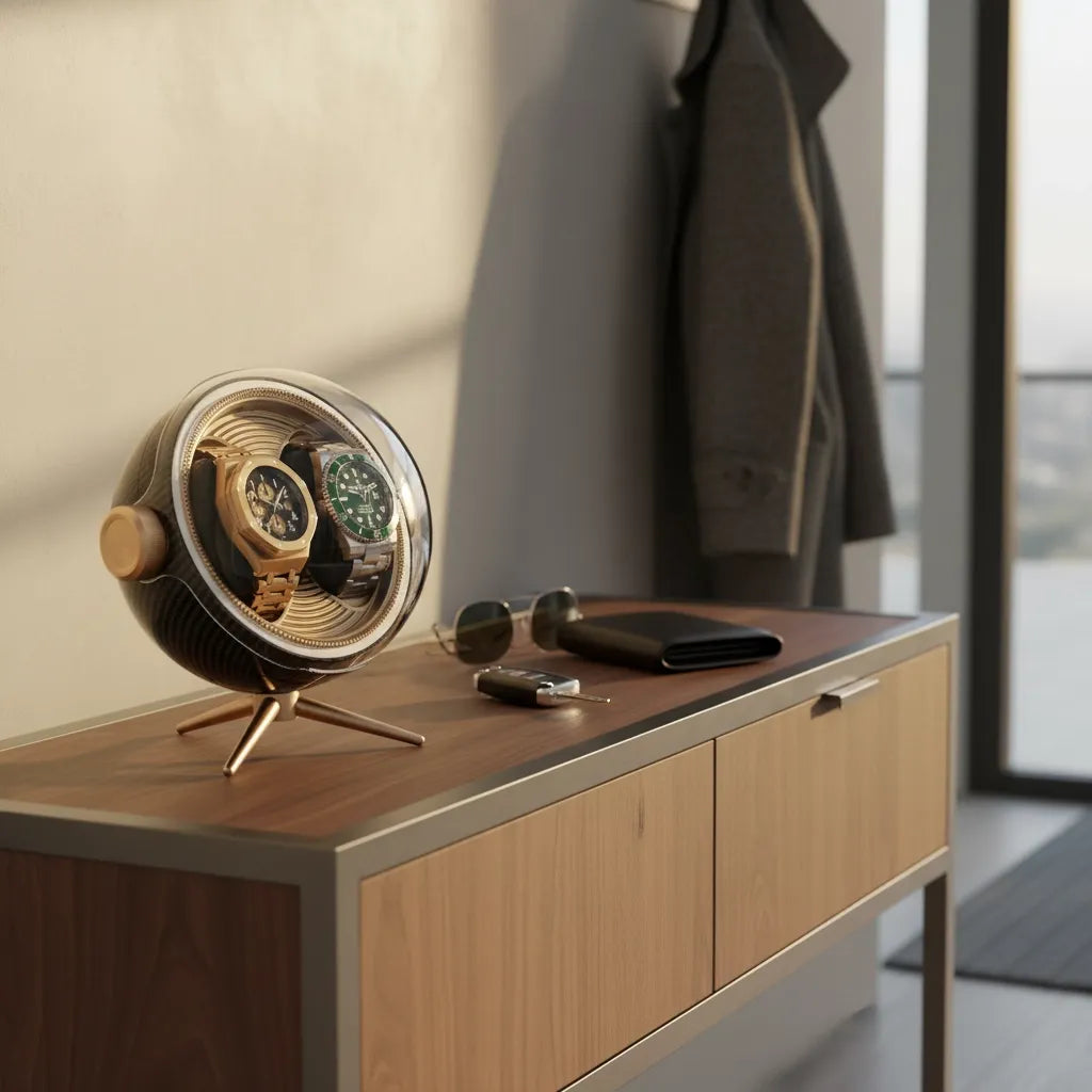 Remontoir Automatique « Orbitale » – 2 Montres