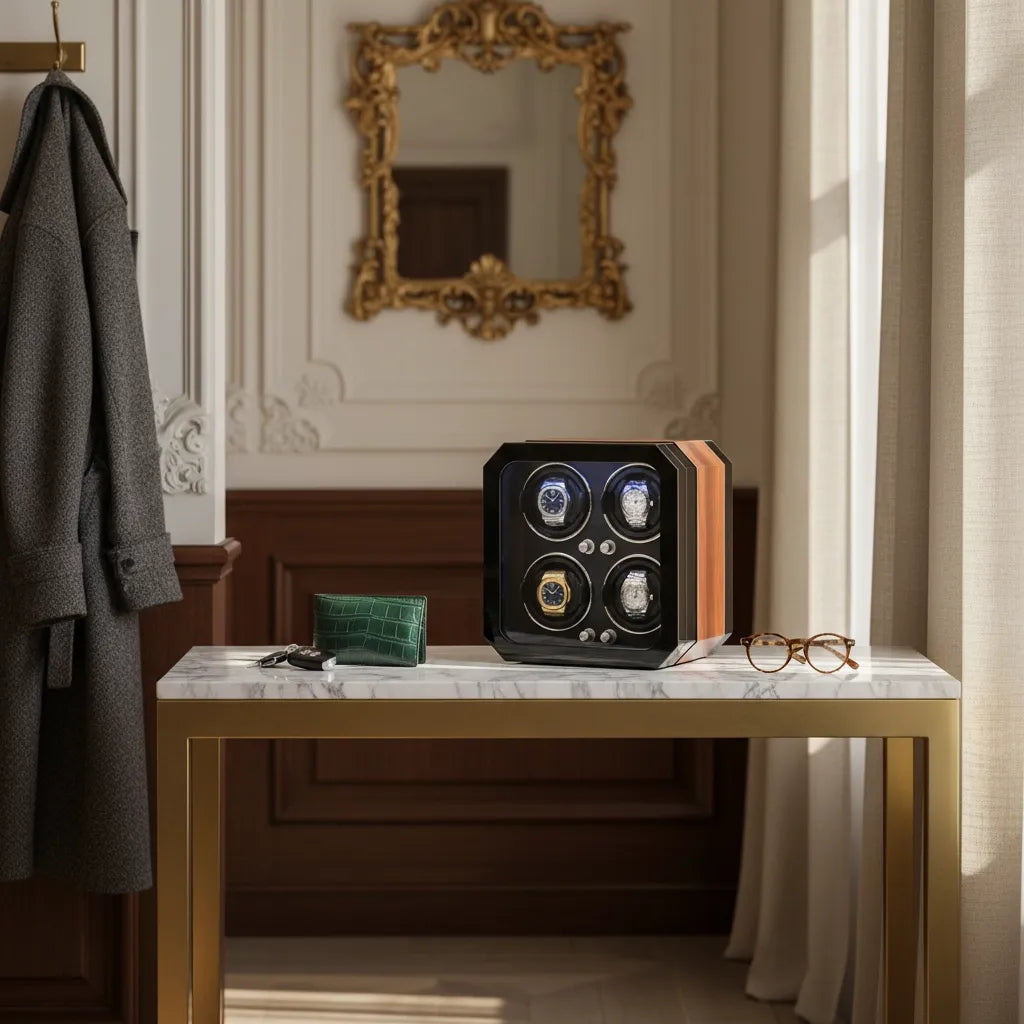 Remontoir Automatique « Palisandre » – 4 Montres