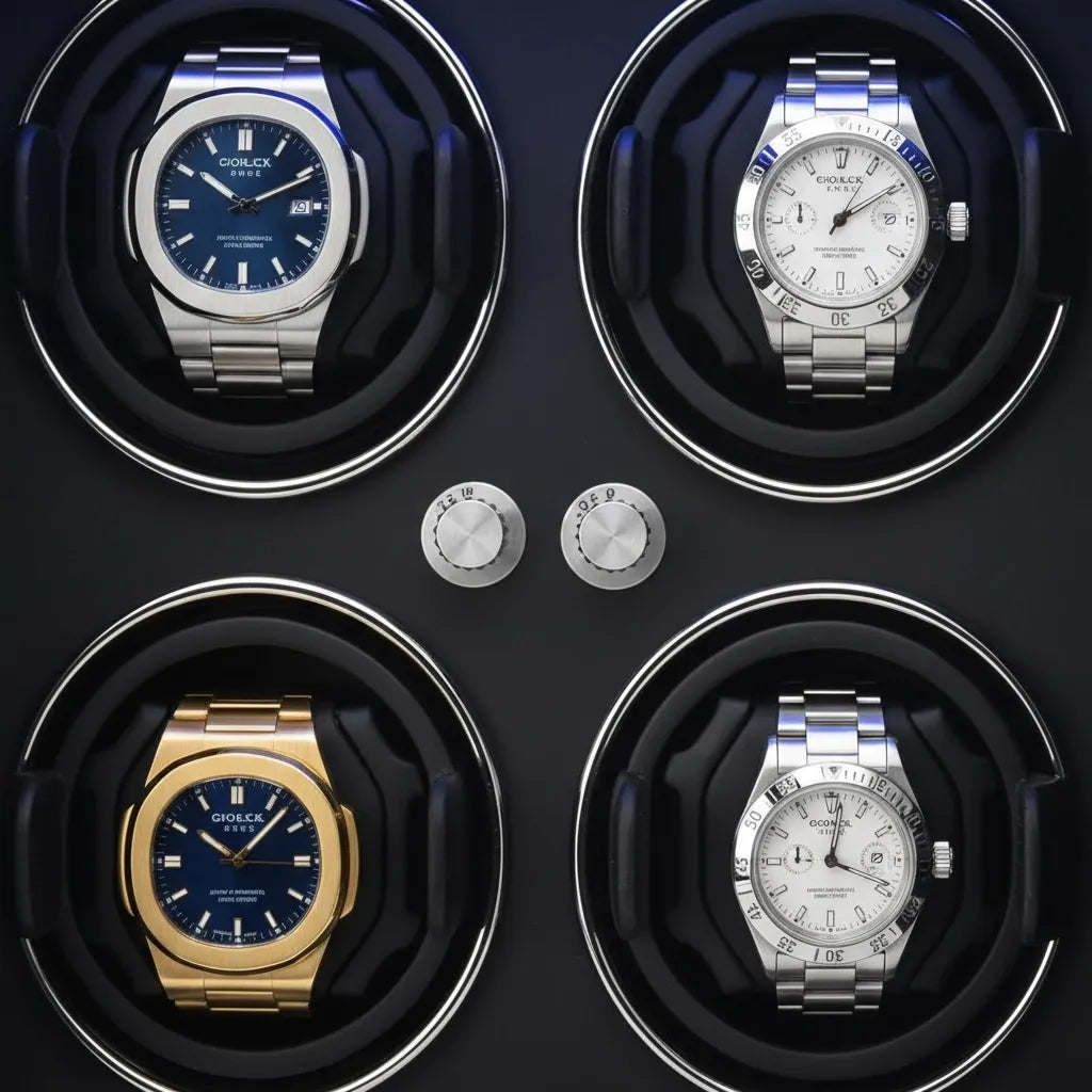 Remontoir Automatique « Palisandre » – 4 Montres