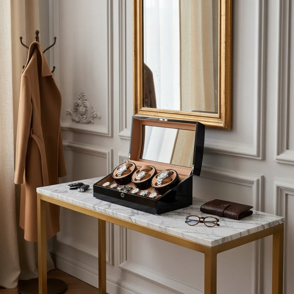 Remontoir Automatique « Palissandre » – 6 Montres