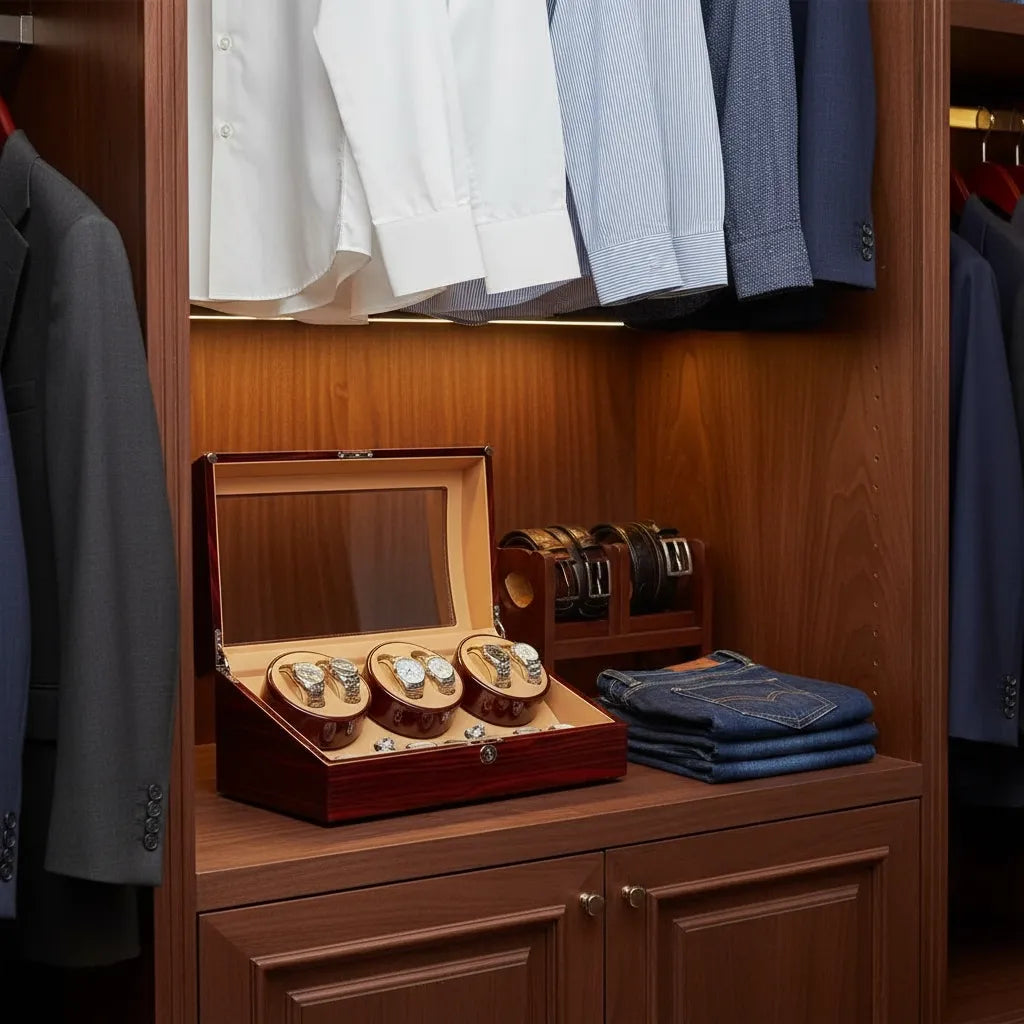 Remontoir Automatique « Santal » – 6 Montres