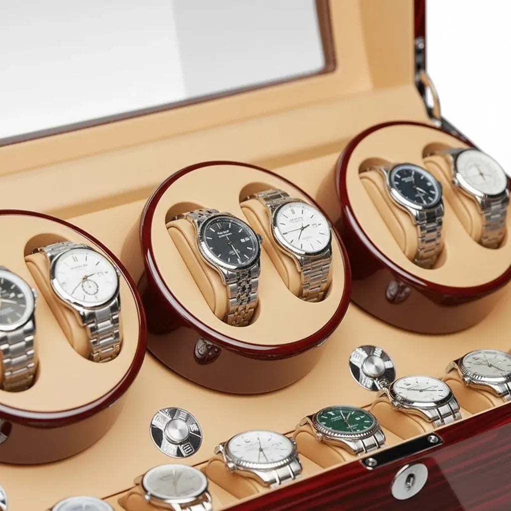 Remontoir Automatique « Santal » – 6 Montres