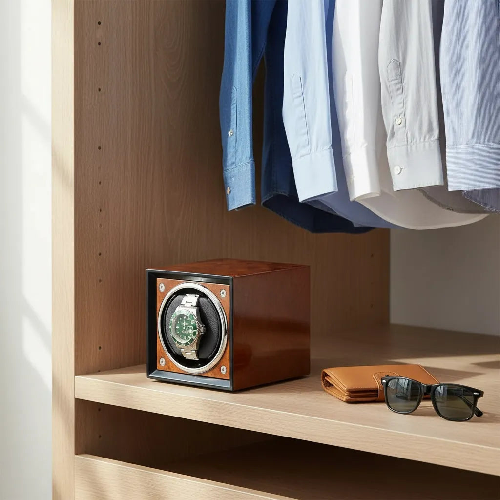 Remontoir Automatique « Teck » – 1 Montre