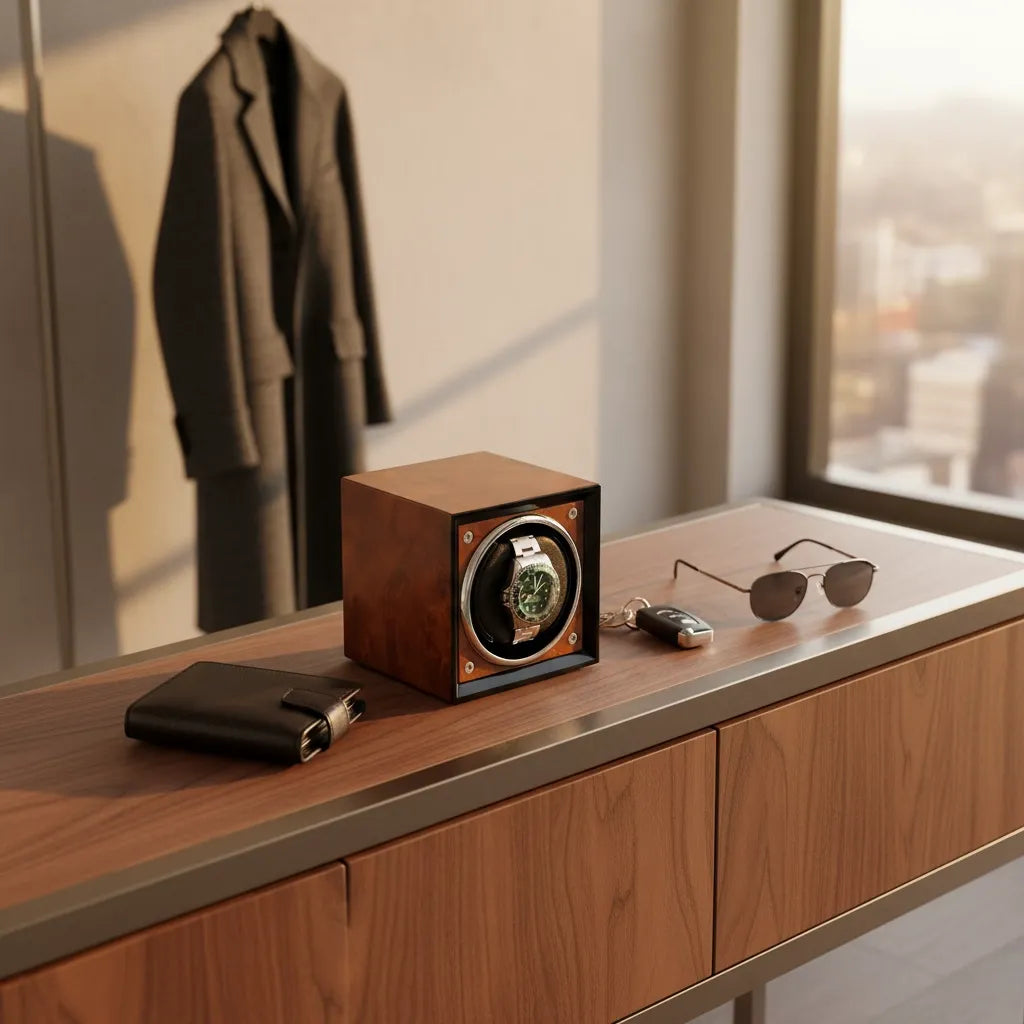 Remontoir Automatique « Teck » – 1 Montre