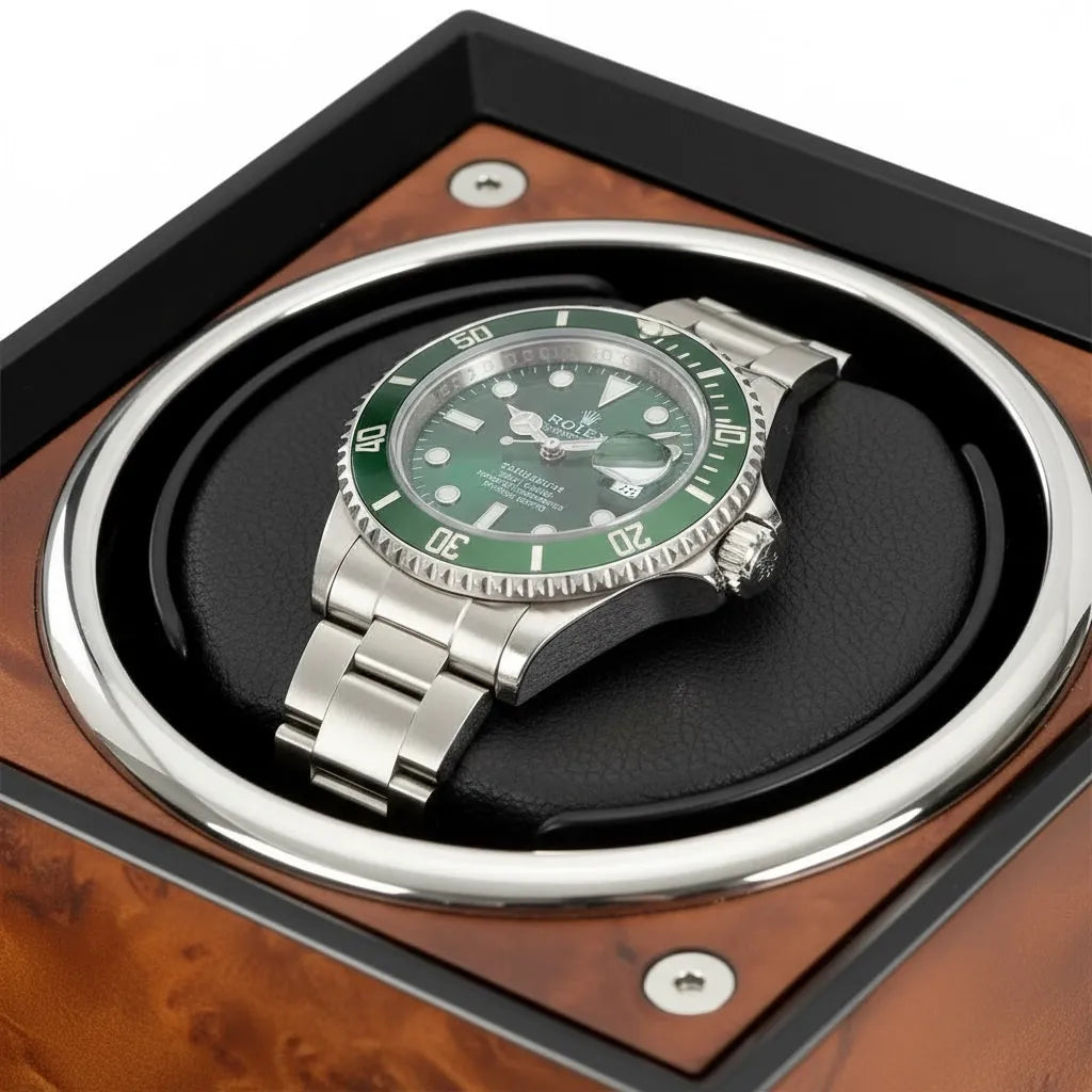 Remontoir Automatique « Teck » – 1 Montre