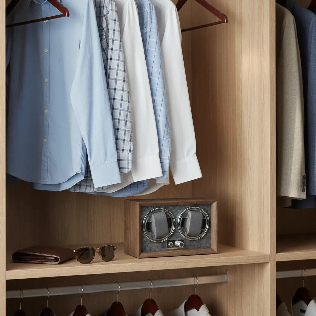 Remontoir Automatique « Terracotta » – 2 Montres