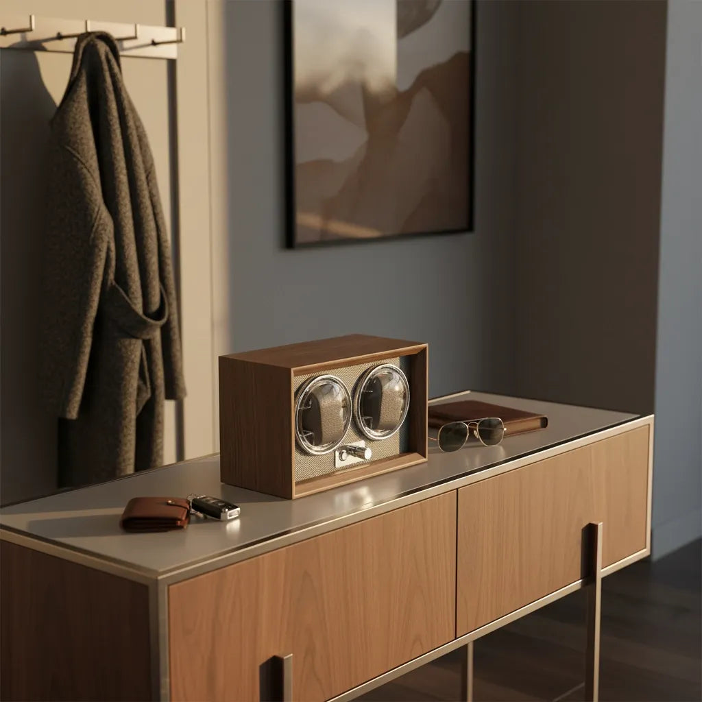 Remontoir Automatique « Terracotta » – 2 Montres