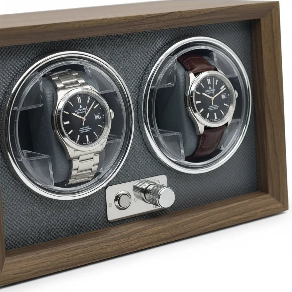 Remontoir Automatique « Terracotta » – 2 Montres