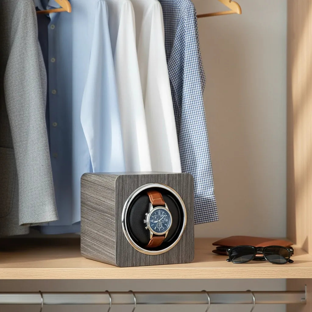 Remontoir Automatique « Titane » – 1 Montre