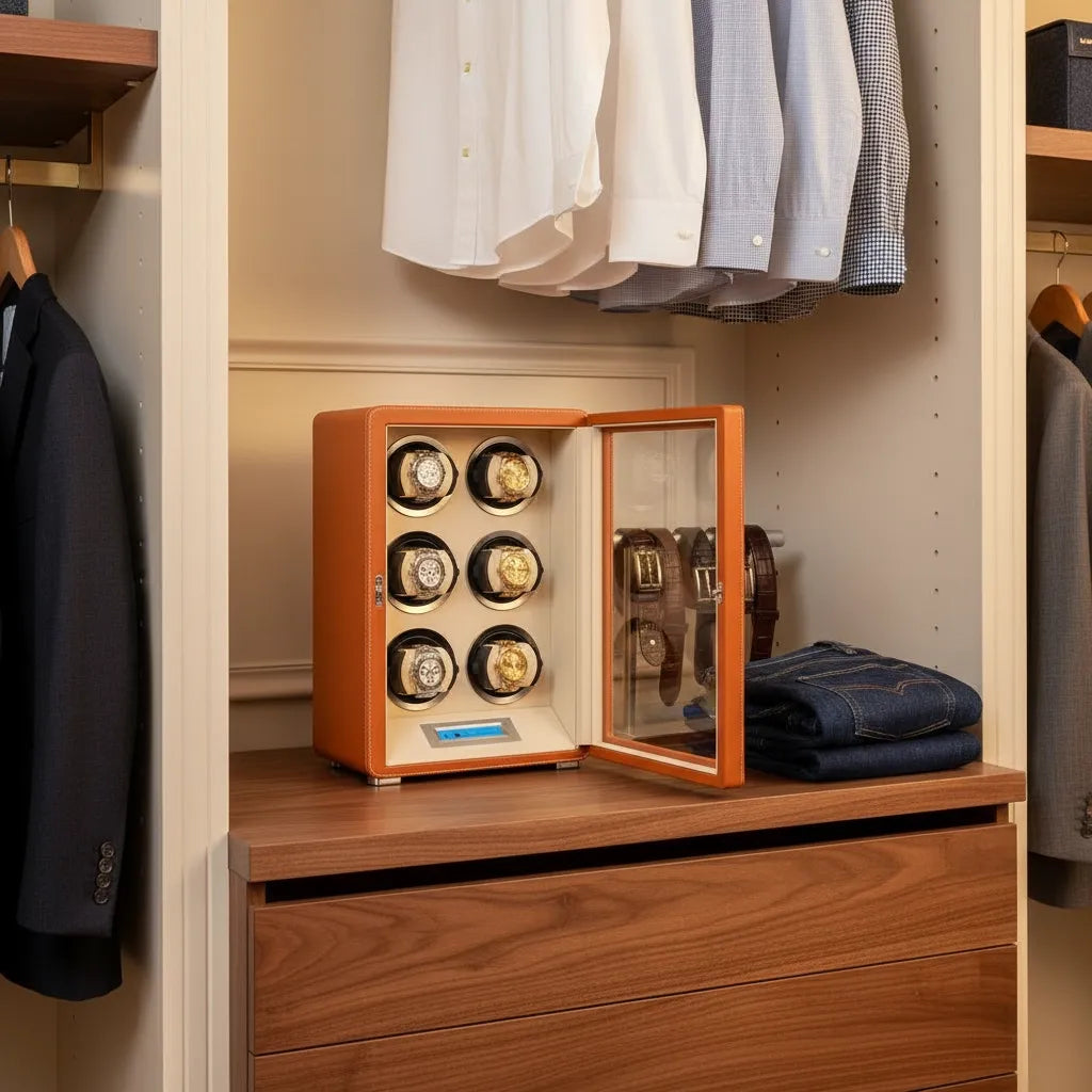 Remontoir Automatique « Veloursé » – 6 Montres