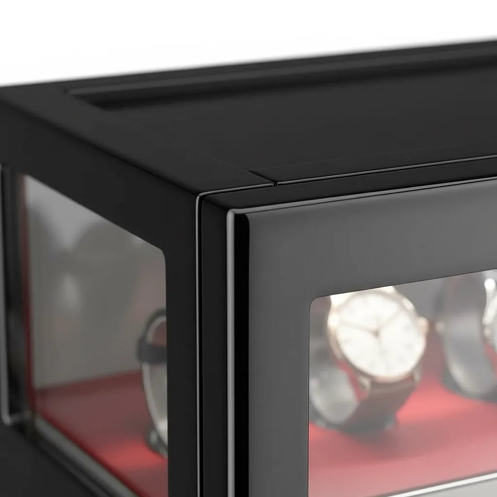 Remontoir en Bois « Cramoisi » – 9 Montres