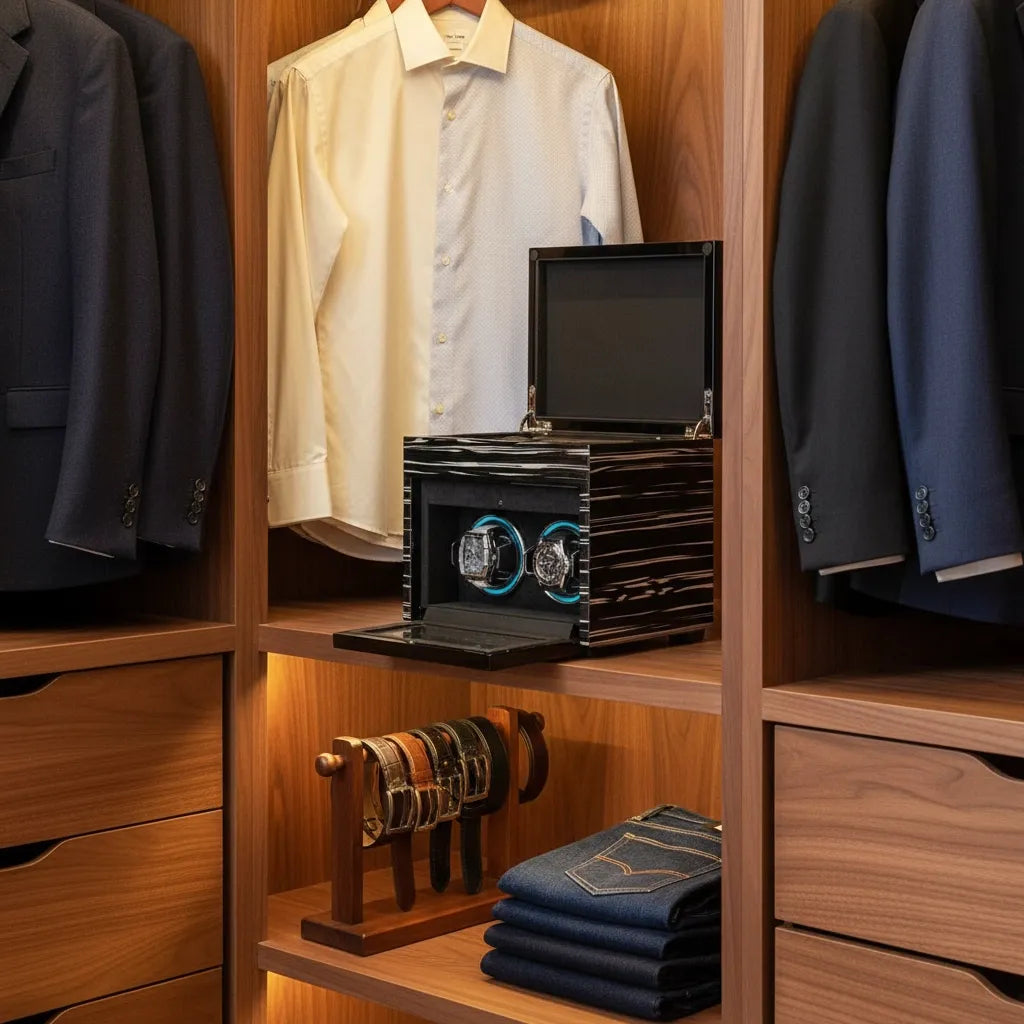 Remontoir pour Montres « Zébrure » – 6 Montres